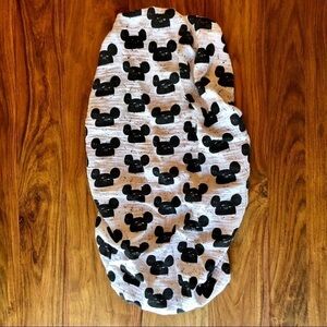 Modern Burlap Mouse Ears Changing Pad Cover